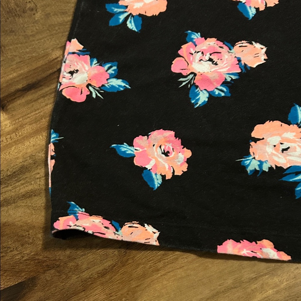 Floral Black Skirt - Picture 3 of 8